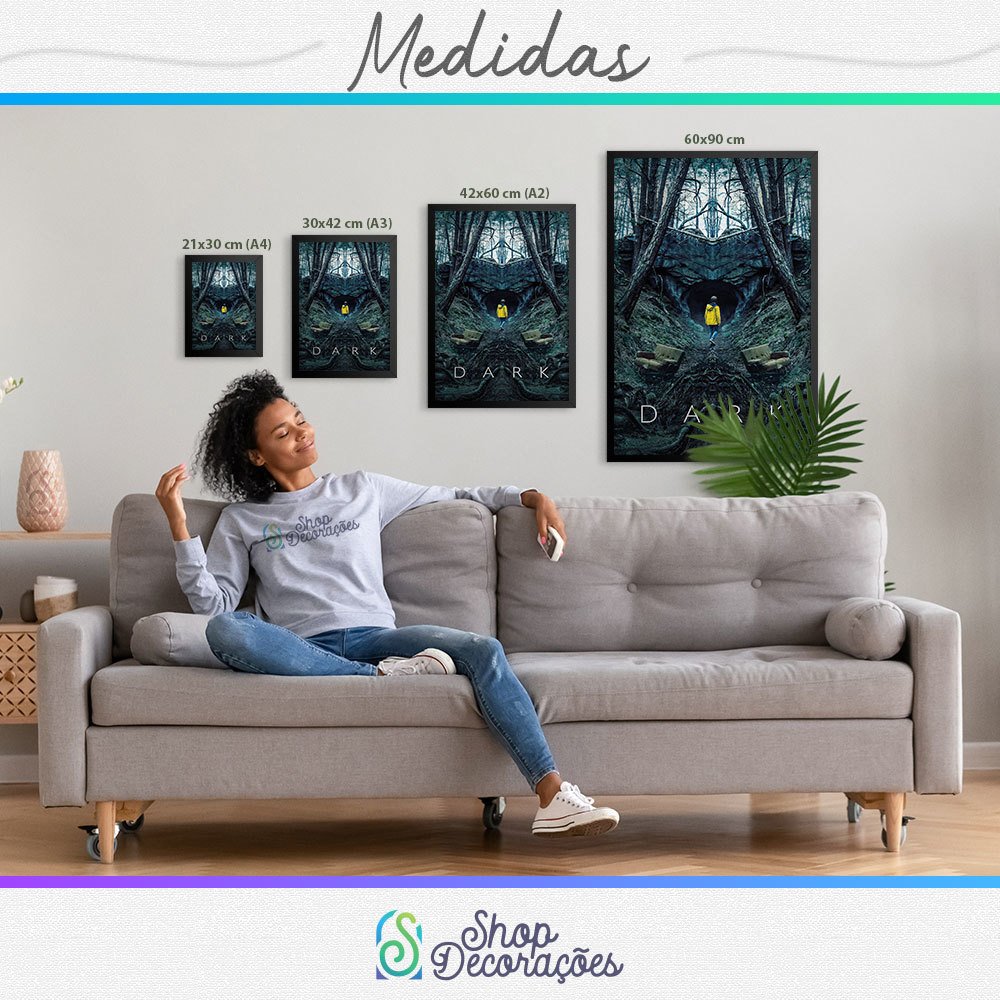 Quadro Poster Dark Serie Netflix Shop Decoracoes