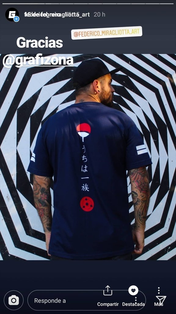 Remera Uchiha Logo estilo Anime Manga Sasuke Itachi ...