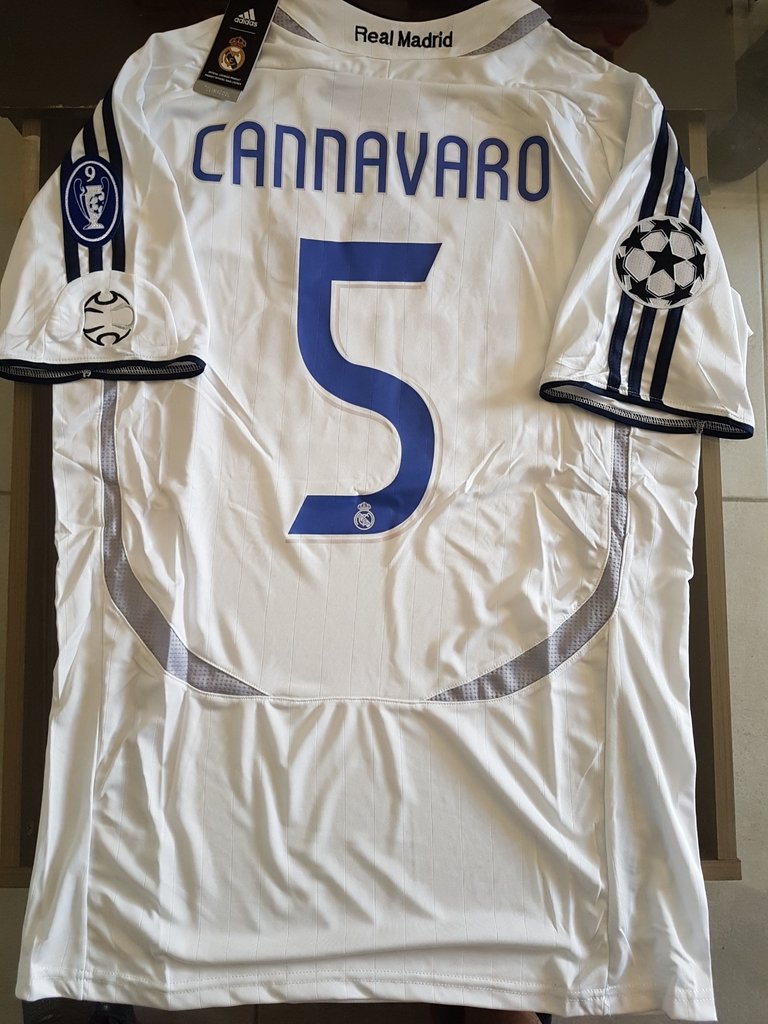 Camiseta adidas Retro Real Madrid Titular Cannavaro #5 2006
