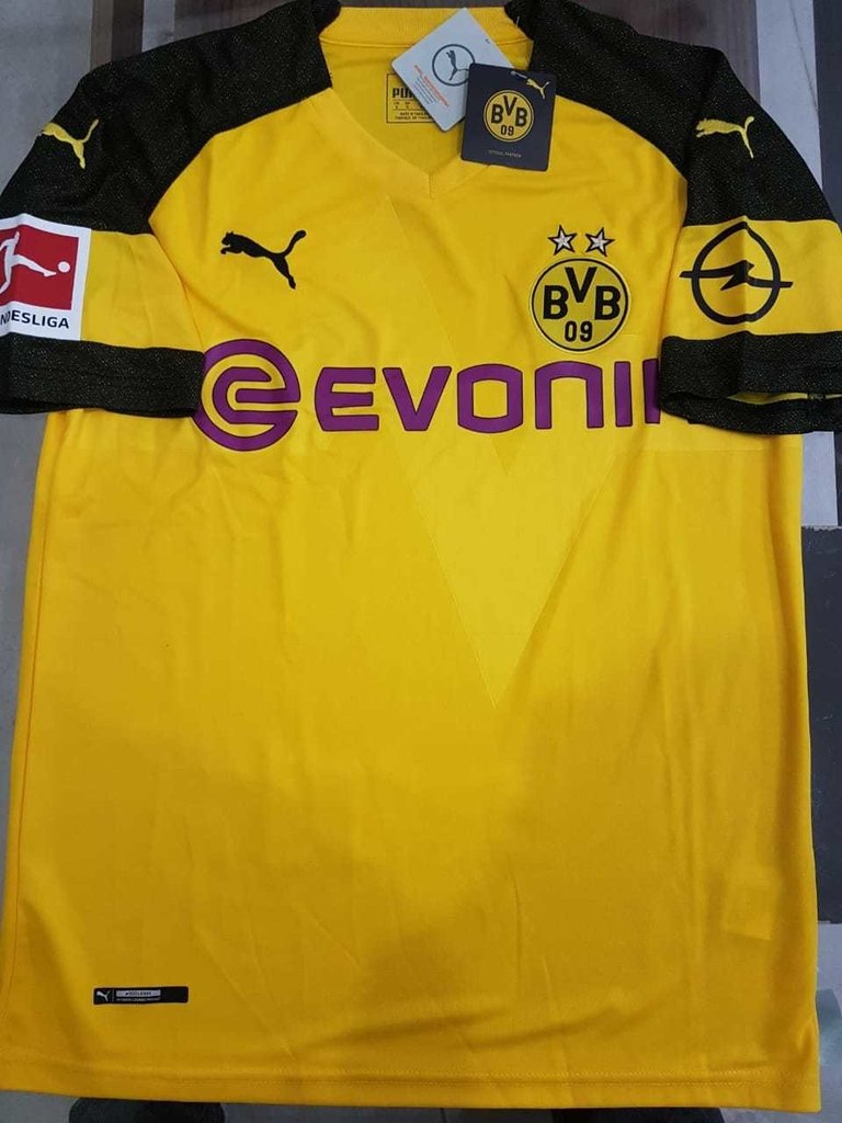 Camiseta Puma BVB Borussia Dortmund titular 2018 2019 #bundesliga