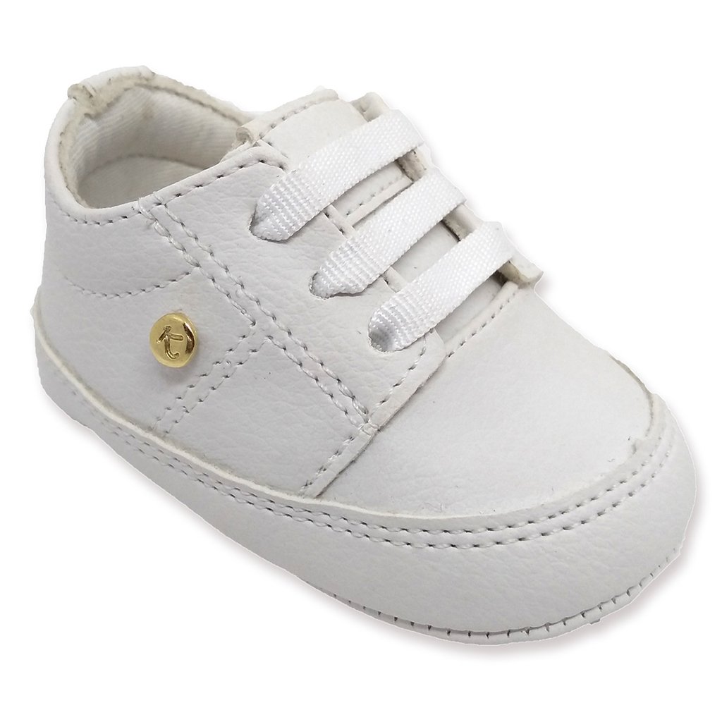 tenis branco bebe menino