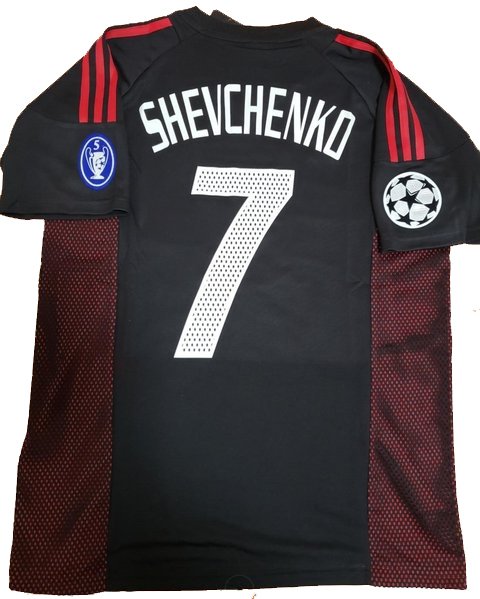camiseta milan shevchenko