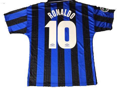 Camisa retrô Inter de Milão ''Ronaldo'' 1998