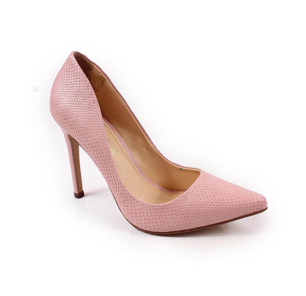 sapato scarpin rosa bebe