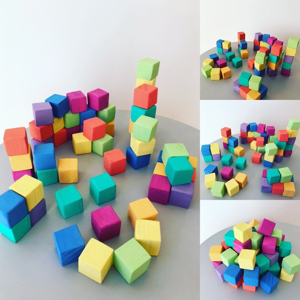 cubos didacticos de madera para niños