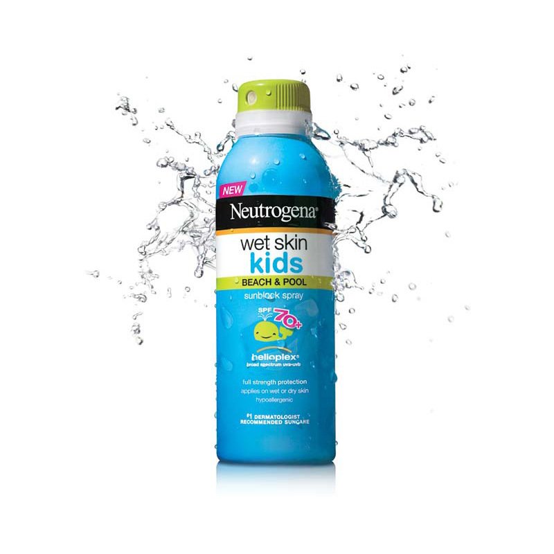 Protetor Solar Neutrogena Wet Skin Kids Spray - Importado