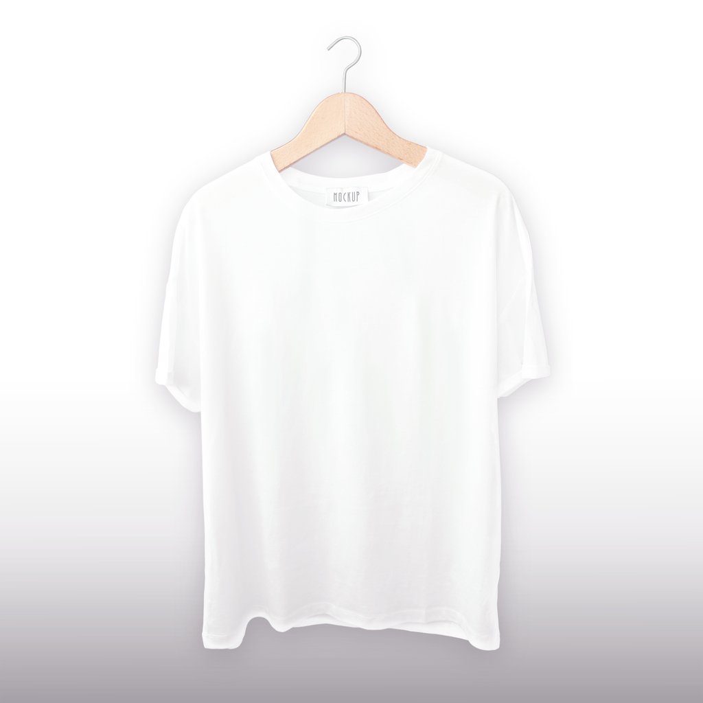 remera de algodon blanca