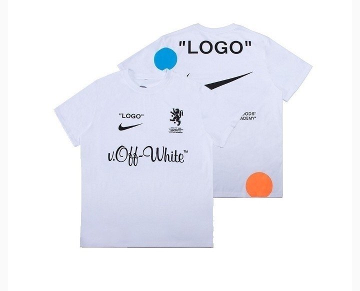camiseta nike x off white logo