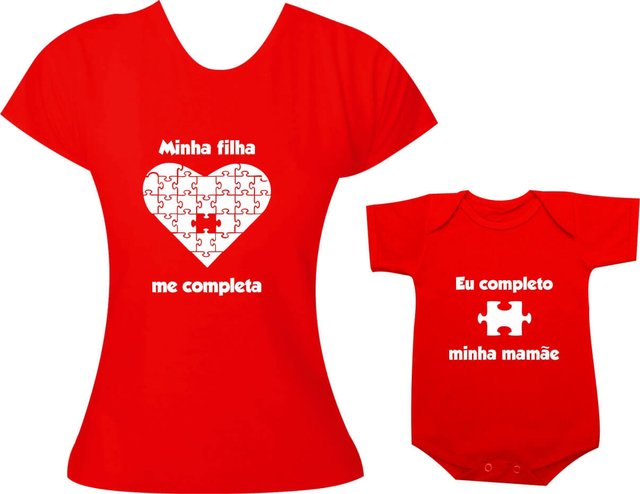 camiseta e body tal mae tal filha