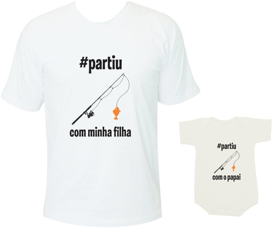 camisa pai mae e filha