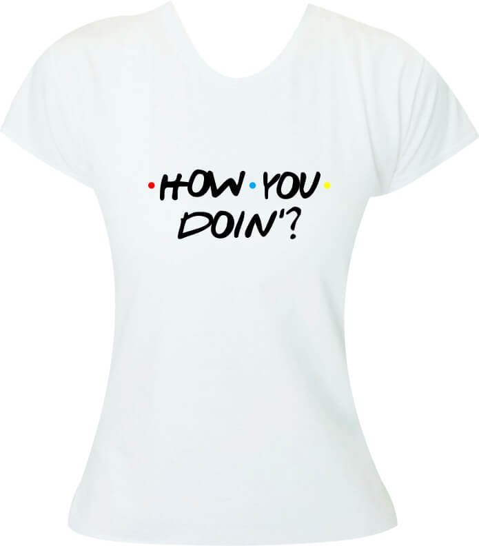 Camiseta Friends How you doin'? - Comprar em Moricato