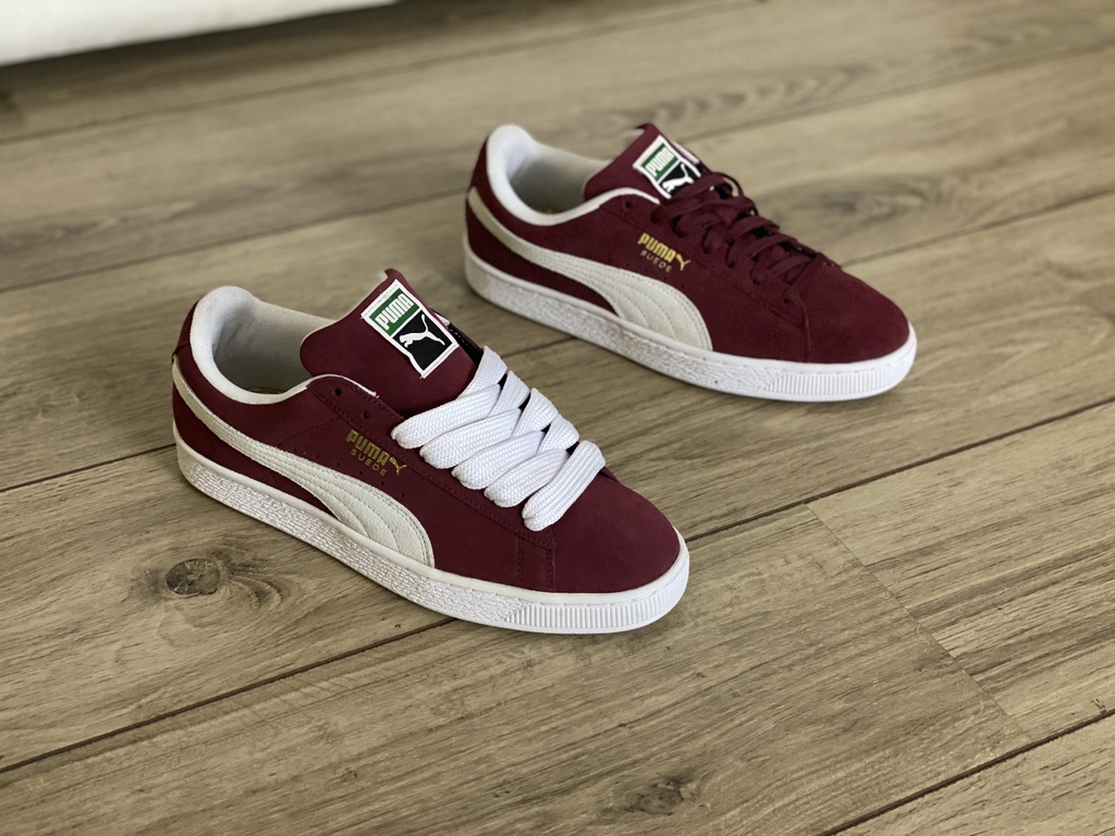 puma suede vinho feminino