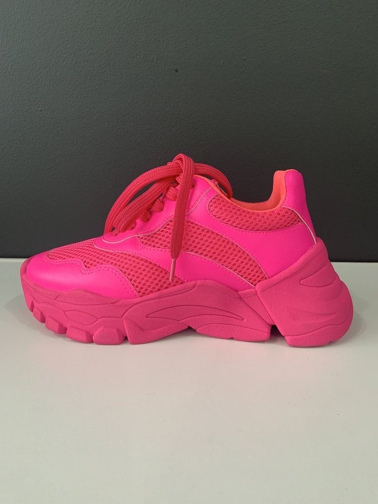 tenis chunky rosa