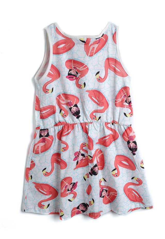 vestido de flamingo adulto