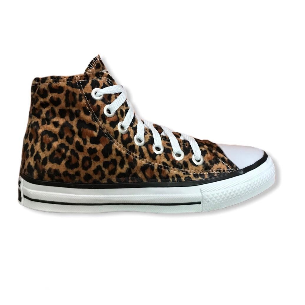 converse onça cano alto