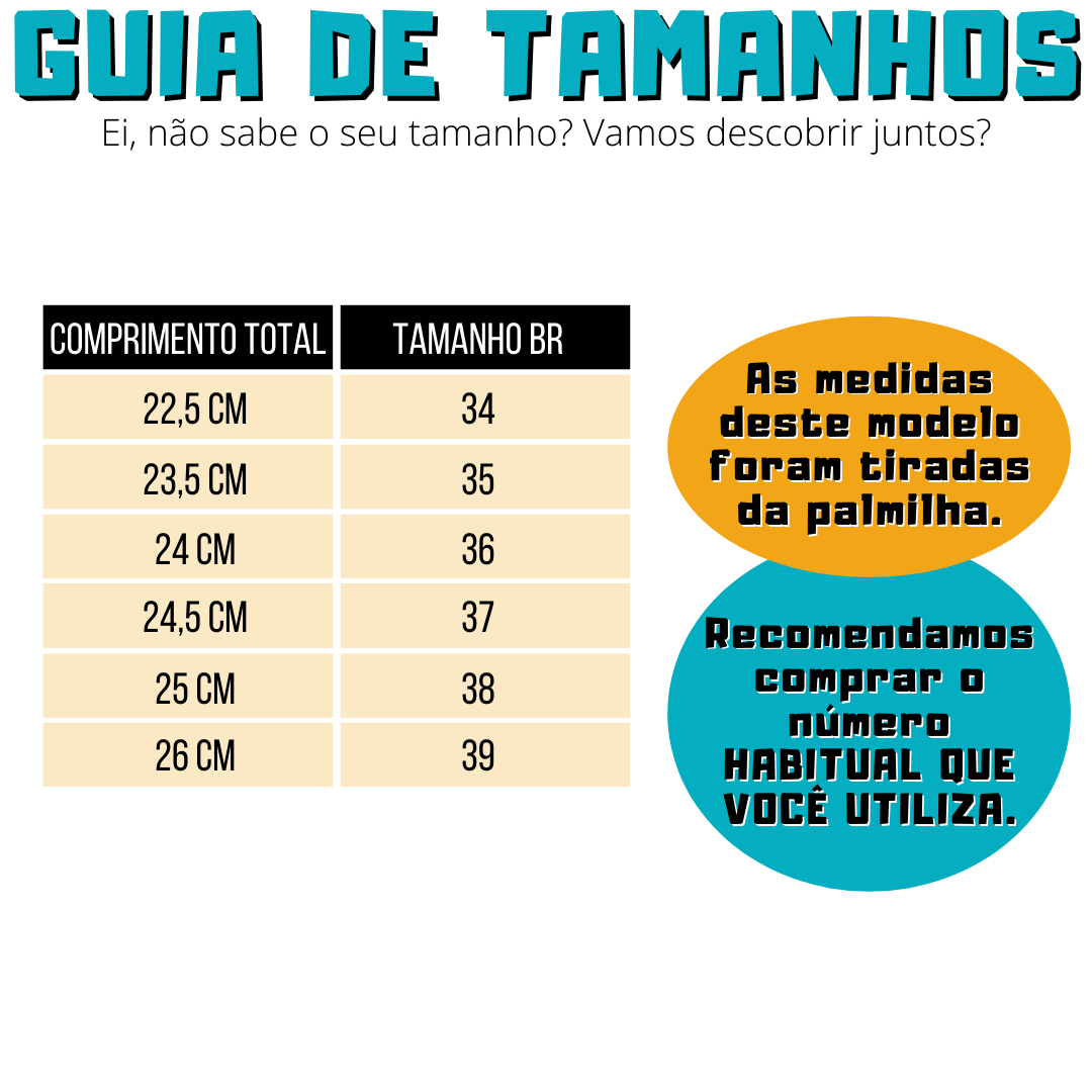 all star guia de tamanhos