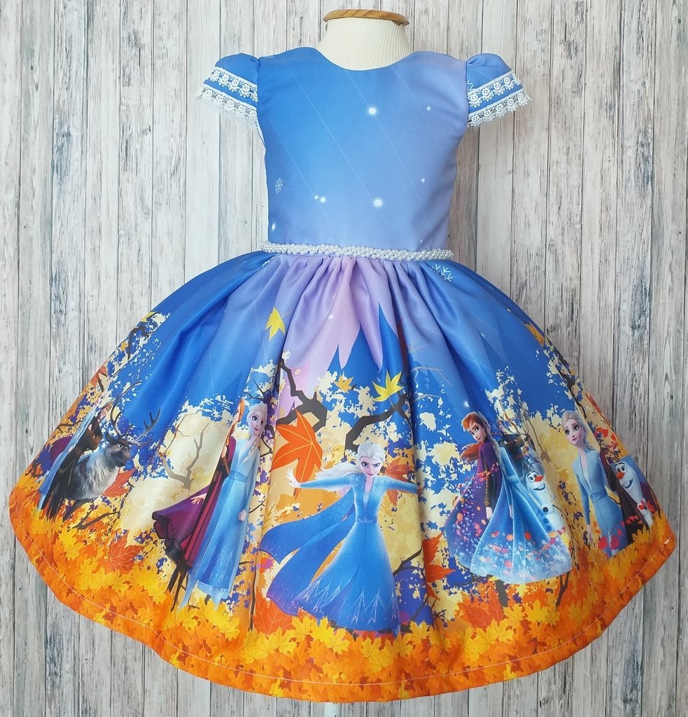 vestido frozen 2