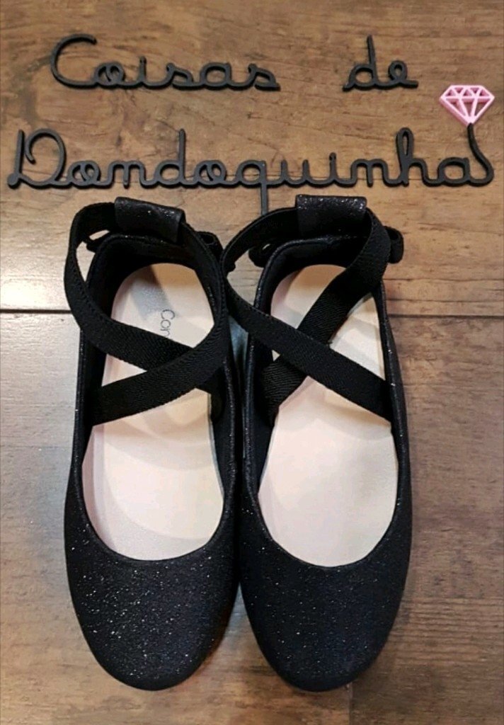 sapatilha com elástico