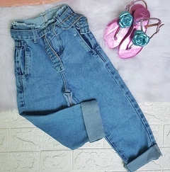 calça jeans clochard cintura alta
