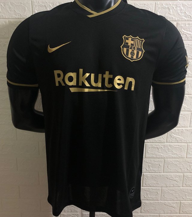 Camisa Preta do Barcelona Away - a partir de $139,90 - Frete Grátis