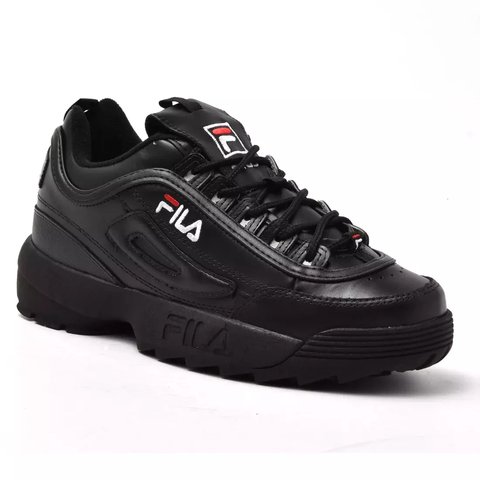 tenis fila disruptor preto replica