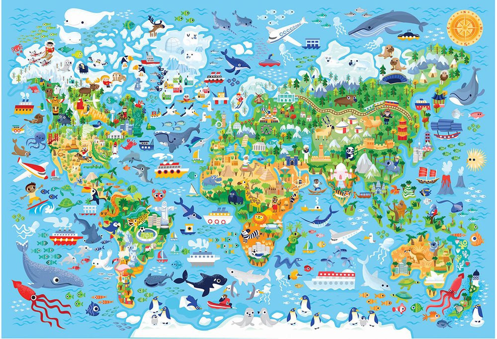 the world atlas jigsaw puzzle