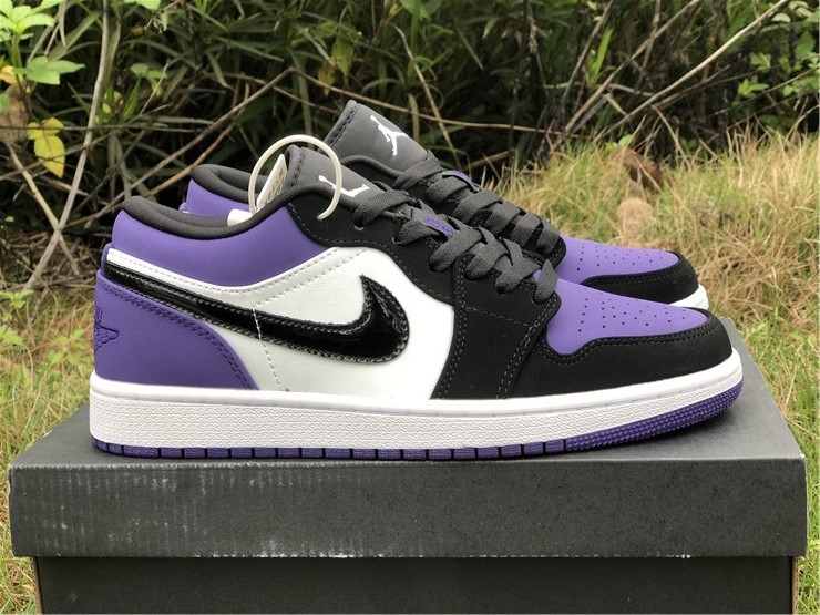 nike jordan 1 low court purple