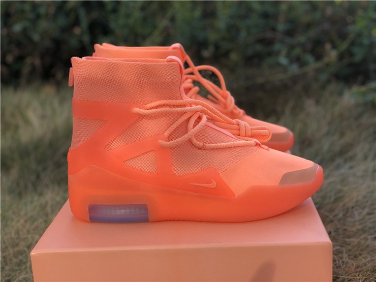nike air fear of god 1 orange pulse