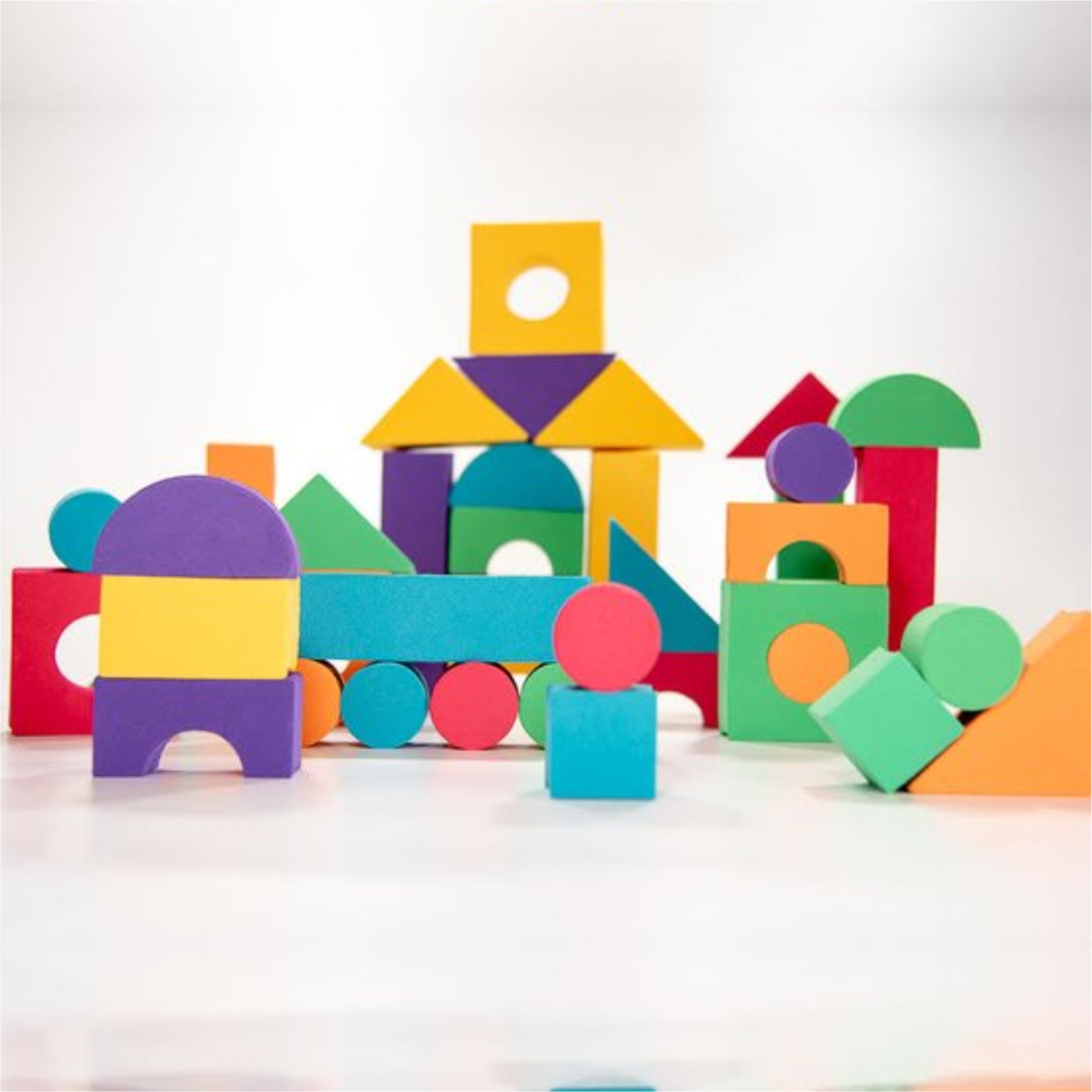 bloques de goma eva para bebes