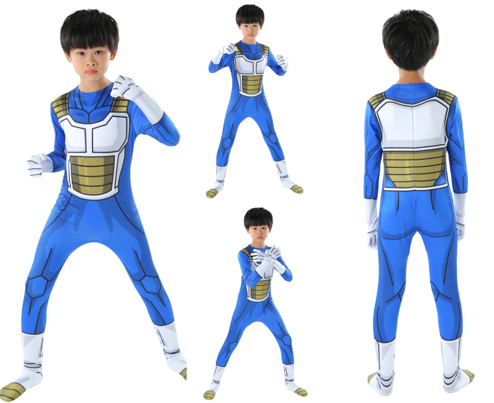 Fantasia Vegeta Dragon Ball Z Infantil Meninos