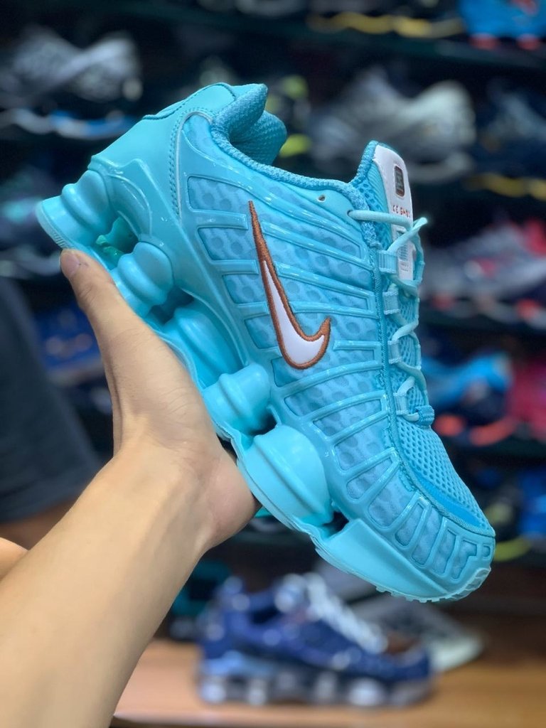 nike shox azul bebe