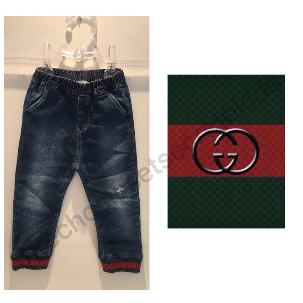 calça jeans gucci