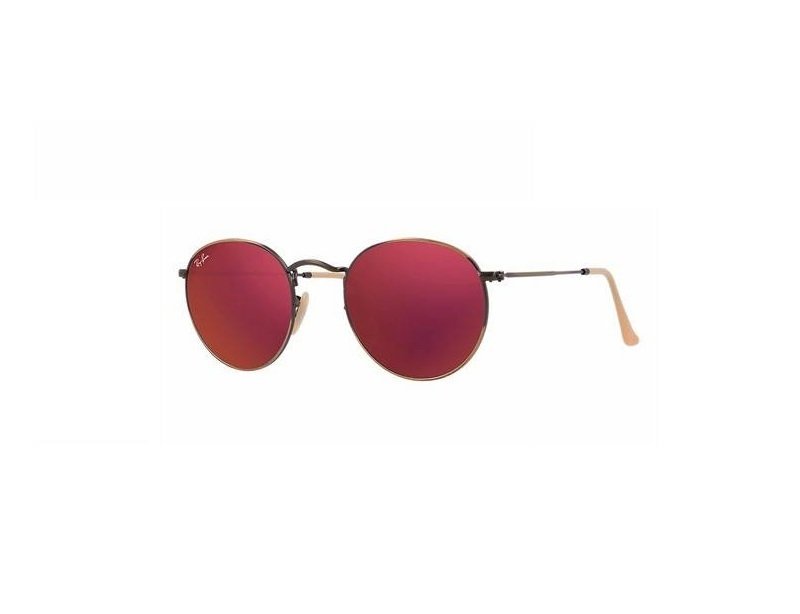 ray ban 3447 round metal espejado rosa ray ban 3447 round metal espejado rosa