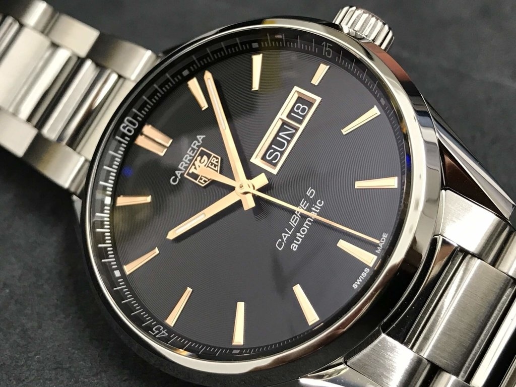 Reloj Hombre Heuer Carrera Calibre 5 War1c Ba0723 Agente Oficial