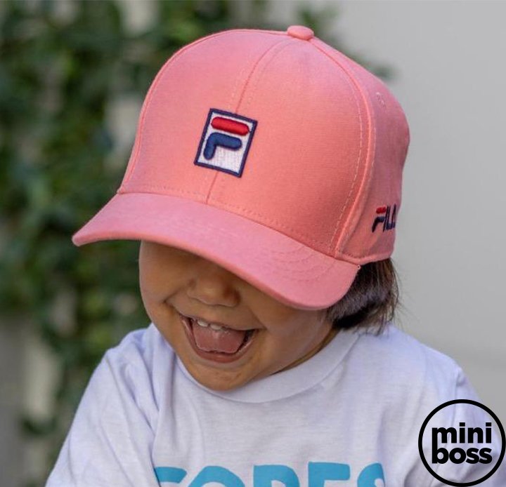 boné fila rosa