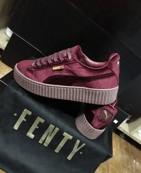 puma rihanna bordo