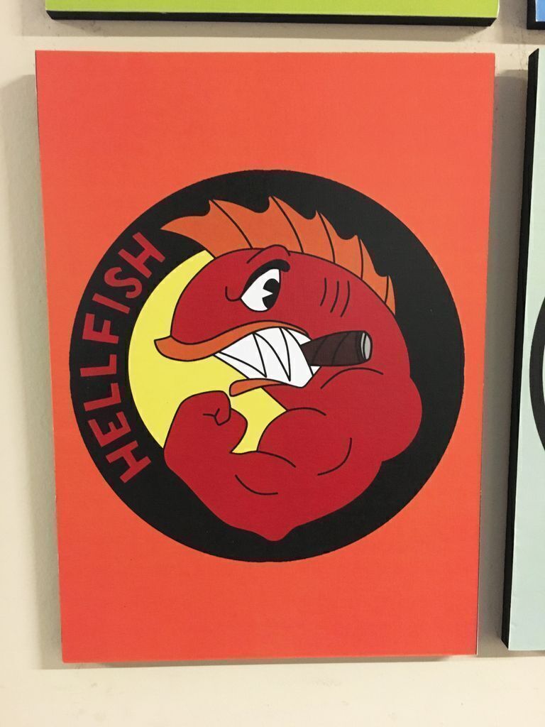 Cuadro Los Simpsons Los Peces Del Infierno