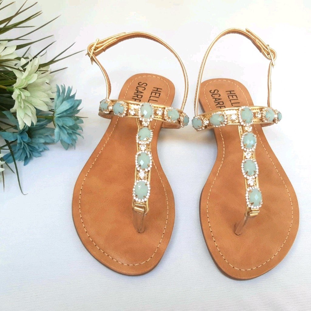 rasteirinha azul claro