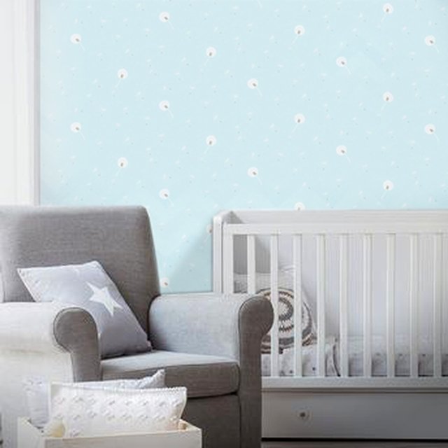 Papel de parede infantil azul Papel de parede infantil azul