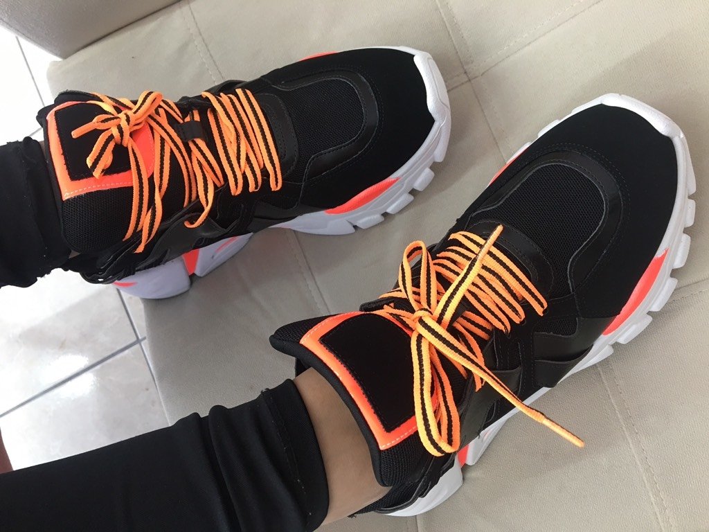 tenis zatz chunky neon