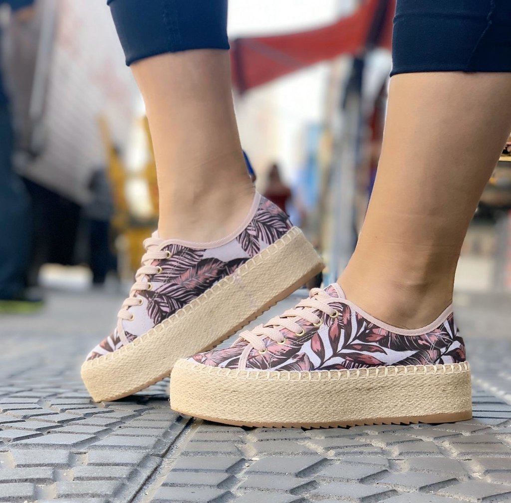 tenis floral beira rio